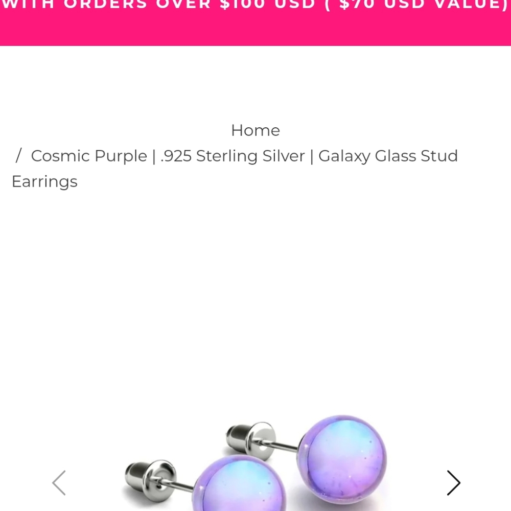 Nogu post earrings
